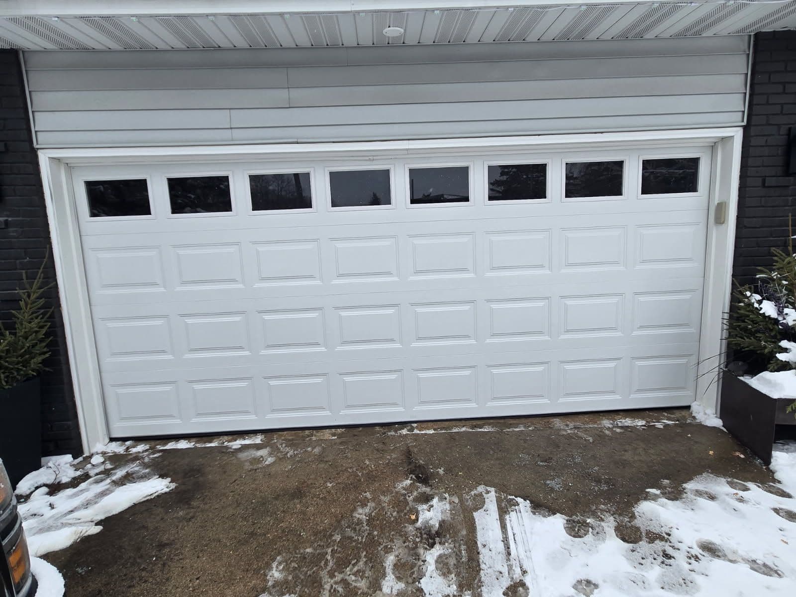 Gallery photos for Refreshing Garage Door Replacement in Style: Image #1