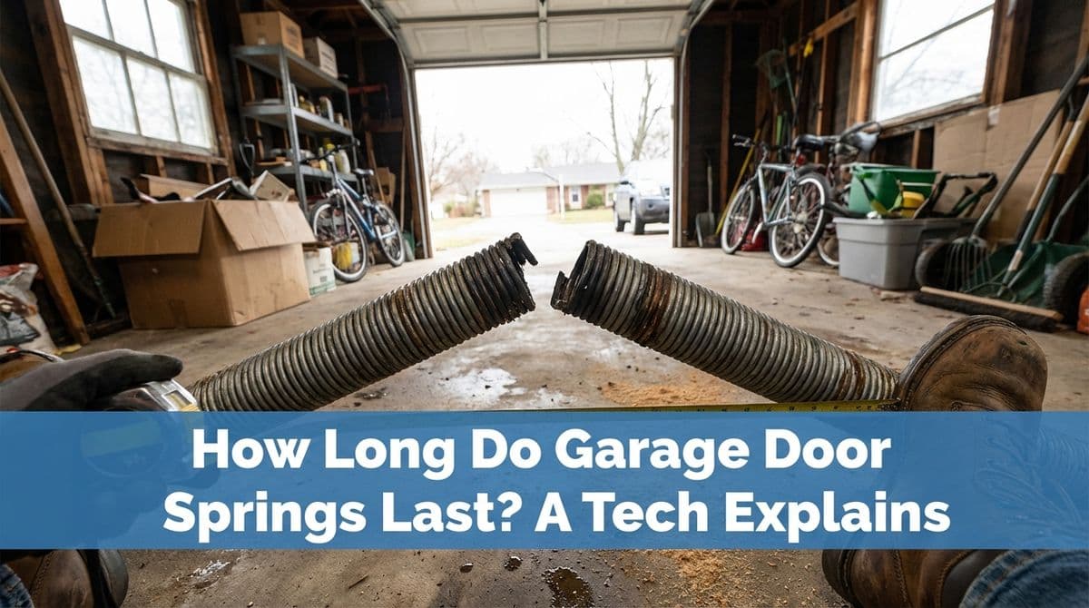 Blog post How Long Do Garage Door Springs Last? A Tech Explains image