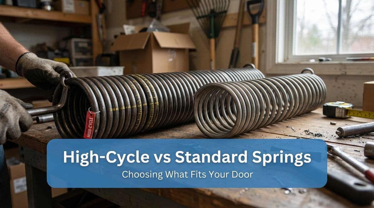 Blog post High-Cycle vs Standard Springs: Choosing What Fits Your Door image
